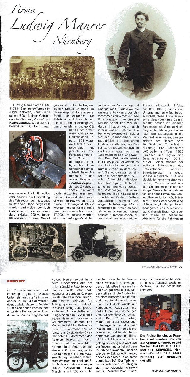 Frankens Auto- und Biker Journal