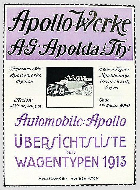 Apollo-Katalog 1913