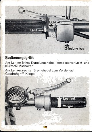 Bedienung