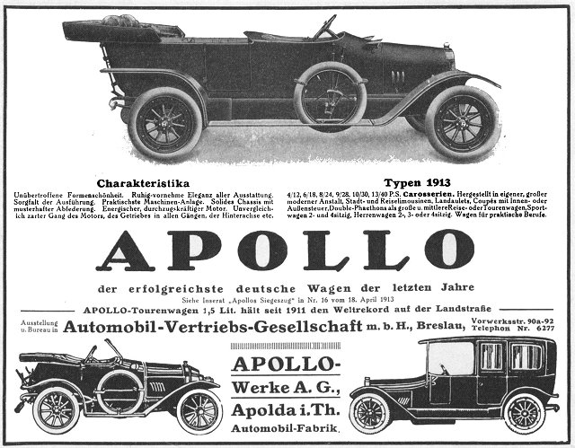 Apollo Werbung