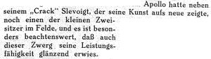 Karl Slevogt auf Apollo 
