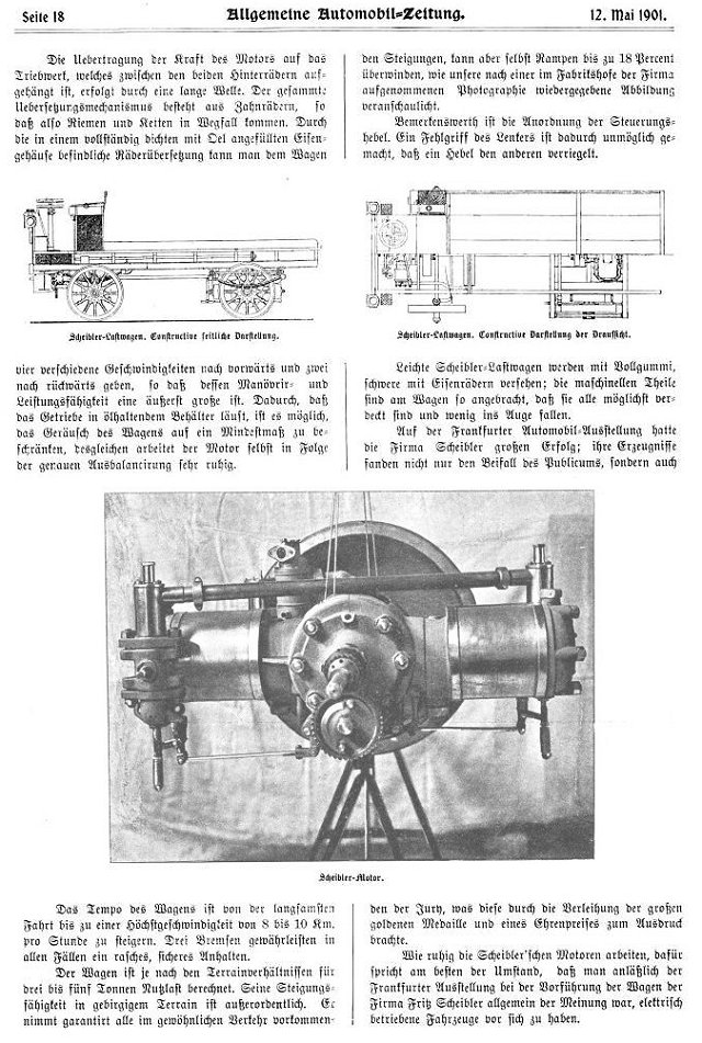 Scheibler LKW 1901